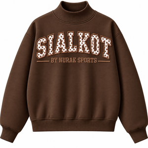 Sudadera de Invierno de Felpa con Cuello Alto y Corte Holgado para Mujer, Fabricante de Ropa OEM de Marca Privada Personalizada NURAK SPORTS - Product Image 4