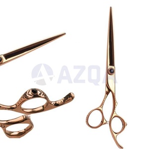 Ciseaux de toilettage professionnels en acier inoxydable rose gold avec lame de précision tranchante pour la coupe des poils de chiens et de chats - Product Image 6