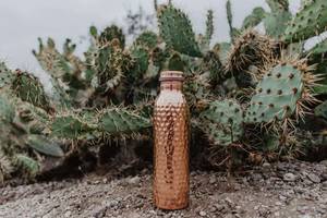 Best Selling Customized Modern Eco-Friendly Pure Copper Water <b>Bottle</b> for Adults Living Room Home Office Gym Use - Product Image 2