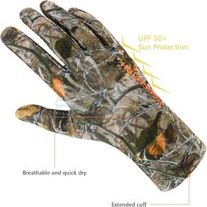 Camo Hunting <b>Gloves</b> Lightweight Touchscreen <b>Gloves</b> for <b>Warm</b> Weather Fishing Hiking Outdoor Activities - Product Image 4