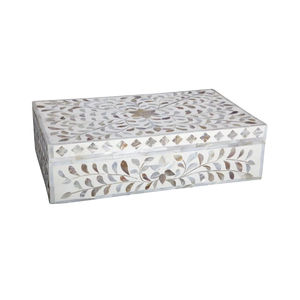 Boîtes de rangement en bois nacre, design arabe/islamique, étanches, écologiques, capacité personnalisable, pour cadeaux et rangement du Ramadan - Product Image 1