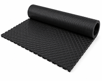 Tapis en caoutchouc côtelé AgriComfort Pro pour vaches, anti-fatigue, imperméable, résistant, pour l'élevage, l'écurie, la ferme laitière, le traiteurage