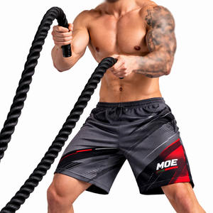 Pantalones Cortos Deportivos Sublimados en Blanco y Negro, MOE Tie Dye, Ropa Deportiva para Gimnasio, Cordón Elástico, Producción de Ropa Deportiva Personalizada - Product Image 6