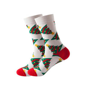 Chaussettes thermiques épaisses en tricot chaud et confortable, antidérapantes, tissées, élégantes et tendance, colorées, pour un style affirmé. - Product Image 4