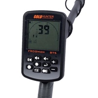 Détecteur de métaux professionnel B75 étanche IP68 avec technologie DST, bobine double mode de 11 pouces pour la prospection d'or et la chasse au trésor
