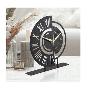 Horloge de bureau élégante, silencieuse, sans tic-tac, décoration d'intérieur, horloge de table - Product Image 3