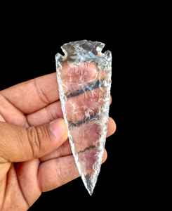 Collection de verre artistique façonné à la main : Points rituels et lunes croissantes - Product Image 1