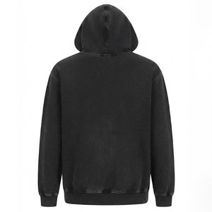 Sudadera con Capucha Negra para Mujer, con Cierre y Logotipo Bordado en Morado, Corte Regular, Manga Larga, Otoño, Venta al Por Mayor, Personalizable con Logotipo - Product Image 2
