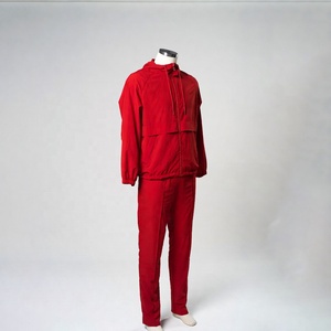 Custom OEM Tracksuit Color Block Short Set Sports <b>Jogger</b> Suit Zip up Jacket and Shorts Set 100% Nylon Windbreaker Set - Product Image 1