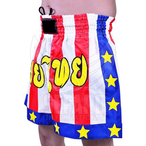 Pantalones Cortos de Kick Boxing para Hombre en Color Sólido, Hechos con Material Resistente, en Oferta - Product Image 6