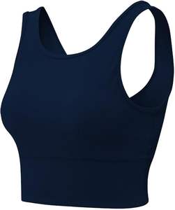 Ensemble 2 pièces pour femmes : pantalon de survêtement taille haute à jambes larges et haut court de yoga à manches courtes, taille élastique, séchage rapide, couleur unie, tenue de sport - Product Image 4