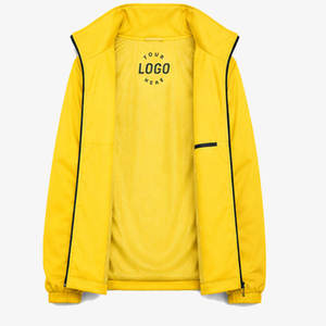Custom Lightweight Hooded Waterproof Windbreaker Jacket <b>Men</b> Windproof Outdoor <b>Rain</b> <b>Coat</b> OEM ODM Private Label Manufacturer - Product Image 4
