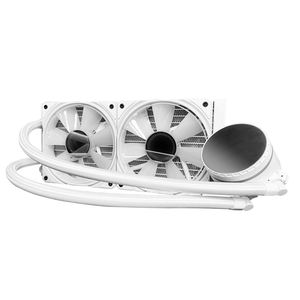 Enfriador Líquido para CPU AITC Kingsman KA-R240 Blanco ARGB, Sistema de Refrigeración por Agua AIO de 240 mm con Doble Ventilador para Intel y AMD - Product Image 2
