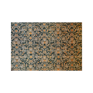 Tela de Algodón Batik Tulis Indonesiana Hecha a Mano con Diseño Tradicional Sido Mukti Motif Sogan Negra, Textil Premium - Product Image 1