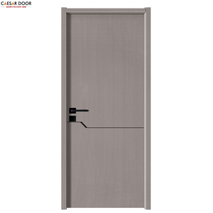 Puerta Interior de Madera Plástica WPC, Aislamiento Acústico, Resistente al Agua y al Moho, Diseño Moderno para Dormitorio, Comedor y Apartamento - Product Image 1