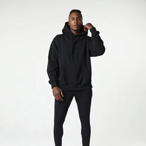 Sweat à capuche pour homme en molleton 100% coton écologique pour l'hiver |   Qualité supérieure, toucher doux, poids lourd, ODM |   Pochette avant décontractée - Product Image 1