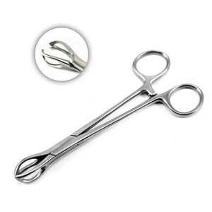 Pinzas de sujeción de esponja de acero alemán de primera calidad, pinzas dentadas para apósitos, instrumento manual reutilizable profesional para cirugía general - Product Image 1