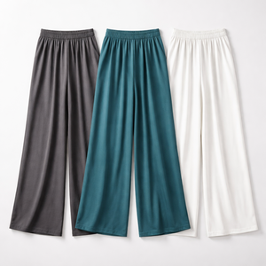 Pantalones Anchos Cómodos de Primera Calidad al por Mayor para Mujer - Pedido al por Mayor, Suministro OEM Directo de Fábrica - Product Image 5