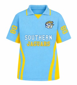 Camiseta Deportiva Personalizada para Hombre, Transpirable, de la Universidad Southern Jaguars, para Deportes Universitarios HBCU, de Malla, de Secado Rápido - Product Image 1