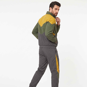 High Quality Lightweight Polyester <b>Wind</b> <b>Breaker</b> Tracksuit Men's Solid Color Nylon Sweatshirt Set Casual for Autumn - Product Image 5