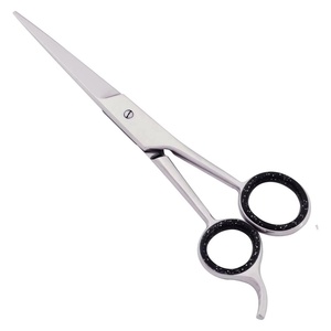 Tijeras de Barbero con Punta Recta para Corte de Precisión, Uso en Peluquería y Hogar, para Diestros, Acero Inoxidable 4Cr13 (Plateado) - Product Image 3