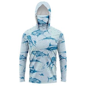 Design Sublimation Fish Fishing Clothing 50 Long Sleeve Jersey Shirts Stylish Wears Quick Dry Long Sleeve Fishing Shirt - Product Image 3