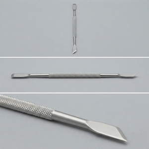 Pousse-cuticules en acier inoxydable, double extrémité, instrument de manucure - Product Image 4