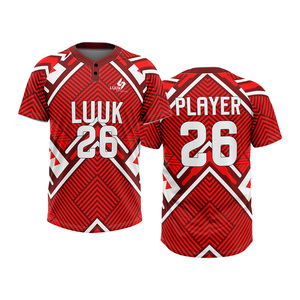 Jersey de Béisbol Personalizado de Primera Calidad, Ropa Deportiva Transpirable Sublimada, Uniforme con Diseño Moderno, Todas las Tallas y Colores - Product Image 4