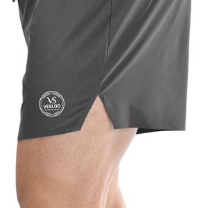 Shorts de sport gris anthracite pour homme, séchage rapide, imperméables, respirants, légers, 100% polyester, course à pied, gym, entraînement - Product Image 5