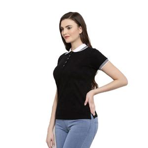 Nouvelles chemises de golf pour femmes, col rond, tissu jersey, imprimé graphique, doux, respirant, séchage rapide, 100% coton, manches courtes, protection solaire - Product Image 2