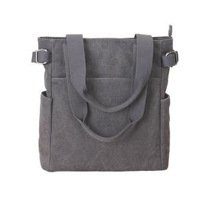 Custom Reusable Casual Cotton <b>Canvas</b> <b>Tote</b> Bag with Multi Pockets High on Demand New Design Shopping Bags from India - Product Image 1