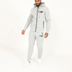 Chándal personalizado de IMC-53817 para hombre, traje de chándal ajustado para trotar, ropa deportiva, chándal de algodón y poliéster, 2 piezas, 2021 - Product Image 1