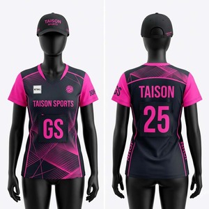 Maillot de netball premium 170 GSM en polyester interlock respirant et anti-humidité, tenue d'équipe personnalisable avec impression par sublimation du nom et du numéro - Product Image 1