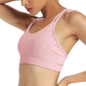 High Quality Women's Yoga <b>Bra</b> Custom Logo Printed Breathable Eco-Friendly Sports <b>Bra</b> for Fitness Plus Size Top Fitness Wear - Product Image 4