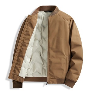 New Winter Outdoor Down <b>Jacket</b> <b>for</b> Young <b>Men</b> Stand-Collar Thickened Warm & Casual Stand Collar Polyester Lining Autumn Wear - Product Image 2