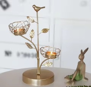 Handmade Metal <b>Tealight</b> <b>Holder</b> Festive Christmas Table Decor for Dining Arrangements - Product Image 3