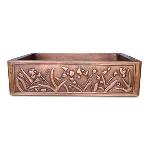 Fregadero de Cocina de Acero y Cobre Estilo Rústico, Hecho a Mano, de Alta Calidad, al Mejor Precio de Mayoreo - Product Image 1