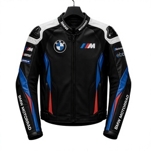 Men's Custom Super MotoCP Track Cowhide <b>Racing</b> <b>Jacket</b>/Chaqueta Leather Motorbike CE Level 2 Protection Made To Measure Approved - Product Image 2