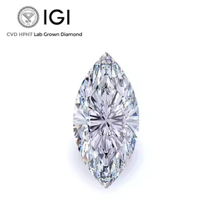 Diamante Cultivado en Laboratorio IGI CVD, Corte Marquesa, Color F, VVS1 |   Piedra Suelta Alargada y Refinada para Joyería de Diseño - Product Image 5
