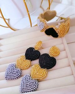 Pendientes de Aro Geométricos Clásicos para Mujer, de Aleación Azul, Joyería para Bodas y Fiestas - Product Image 5