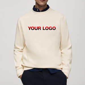 เสื้อสเวตเชิ้ตคอตตอนเทอร์รี่คอกลม ขายส่ง รับผลิตแบบ OEM ODM โรงงานผลิตโดยตรงสำหรับผู้จัดจำหน่าย พร้อมบริการสร้างแบรนด์ตามสั่ง - Product Image 1