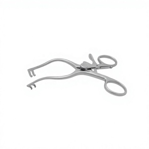Retracteur Mollison SR pour enfant, 13 cm, 2 à 2 dents, profondeur 12 mm, courbé, en acier inoxydable allemand, manuel, réutilisable, pour chirurgie plastique - Product Image 1
