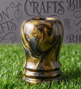 Cepillo de Afeitar de Lujo con Empuñadura de Epoxi, Acabado Texturizado Multicolor, Hecho a Mano, Componente de Aseo Premium, Directo de Fábrica - Product Image 2