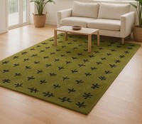Tapis de salon de luxe sur mesure en laine tuftée à la main, grand tapis et carpettes tuftés à la main pour salon