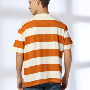 T-shirt pour homme en coton 100% tricoté, respirant, écologique, à séchage rapide, de haute qualité, grande taille, streetwear, logo personnalisé, parmi les plus vendus - Product Image 4