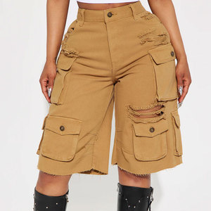 Latest Fashionable Casual Slim Fit <b>Women</b> Summer Denim <b>Shorts</b> Breathable Comfortable Casual Fashion Wear Denim <b>Shorts</b> for <b>Women</b> - Product Image 1