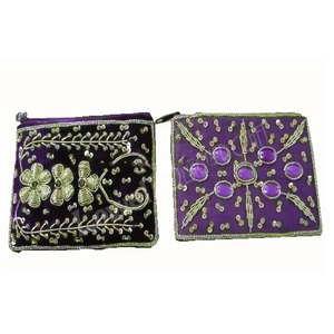 Elegant Wedding Evening Clutch <b>Bag</b> for Women Handmade Zipper Hand Embroidery <b>Coin</b> Purse Party Light Luxury Handbag Fashionable - Product Image 1