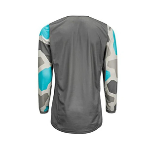 Maillot de motocross personnalisé pour homme, imprimé, respirant, séchage rapide, 100% polyester, prix de gros usine - Product Image 4