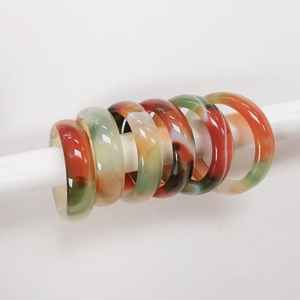 Bracelets légers en résine transparente, mode estivale, multicolores, artistiques, peints à la main, motif ange, faits à la main, amour, modernes, élégants - Product Image 4