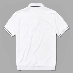 เสื้อโปโลแขนสั้นทรงเข้ารูปสำหรับผู้ชาย ผ้าเนื้อนุ่มพรีเมียม สวมใส่สบาย - Product Image 3
